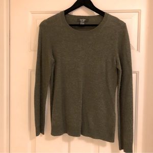 Lord and Taylor Cashmere Sweater Olive Green size small